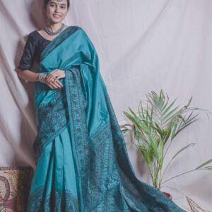 Home pure tussar silk saree